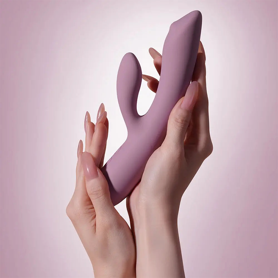Vibrador Doble Estimulación Trysta NEO Rosa Romántico Controlado por APP Global By Svakom