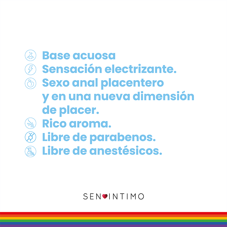 Lubricante Íntimo Anal Electrizante x 30 ml by Sen Íntimo