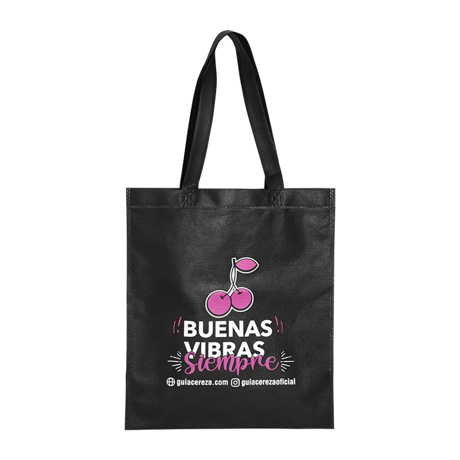 BOLSA PLANA BUENAS VIBRAS 31X37