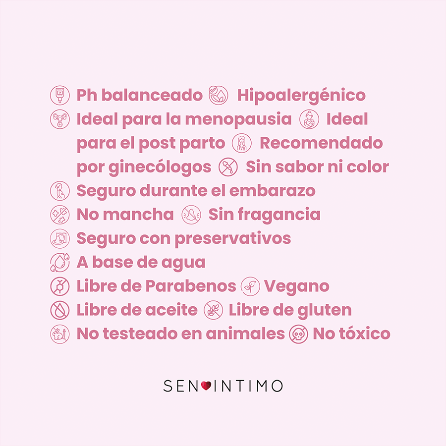 Lubricante Neutro con Ácido Hialurónico y Aloé x 60 ml by Sen Ìntimo