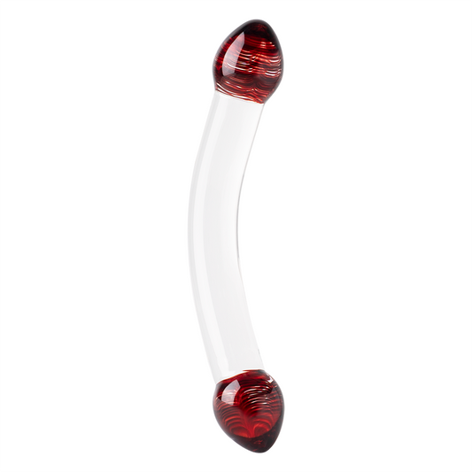 Dildo Double Dragon Head Glass