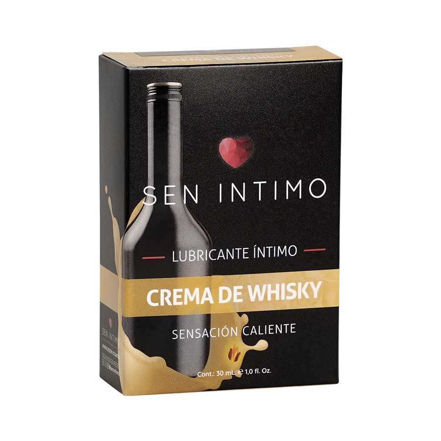 Lubricante Íntimo Crema de Whisky Sensación Caliente x 30 ml Sen Íntimo