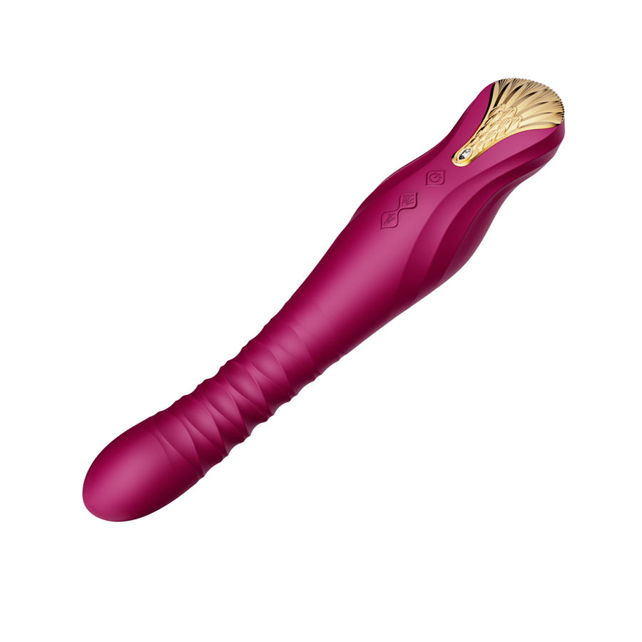 Vibrador de Lujo King Velvet Purple Controlado por APP Bluetooth by ZALO