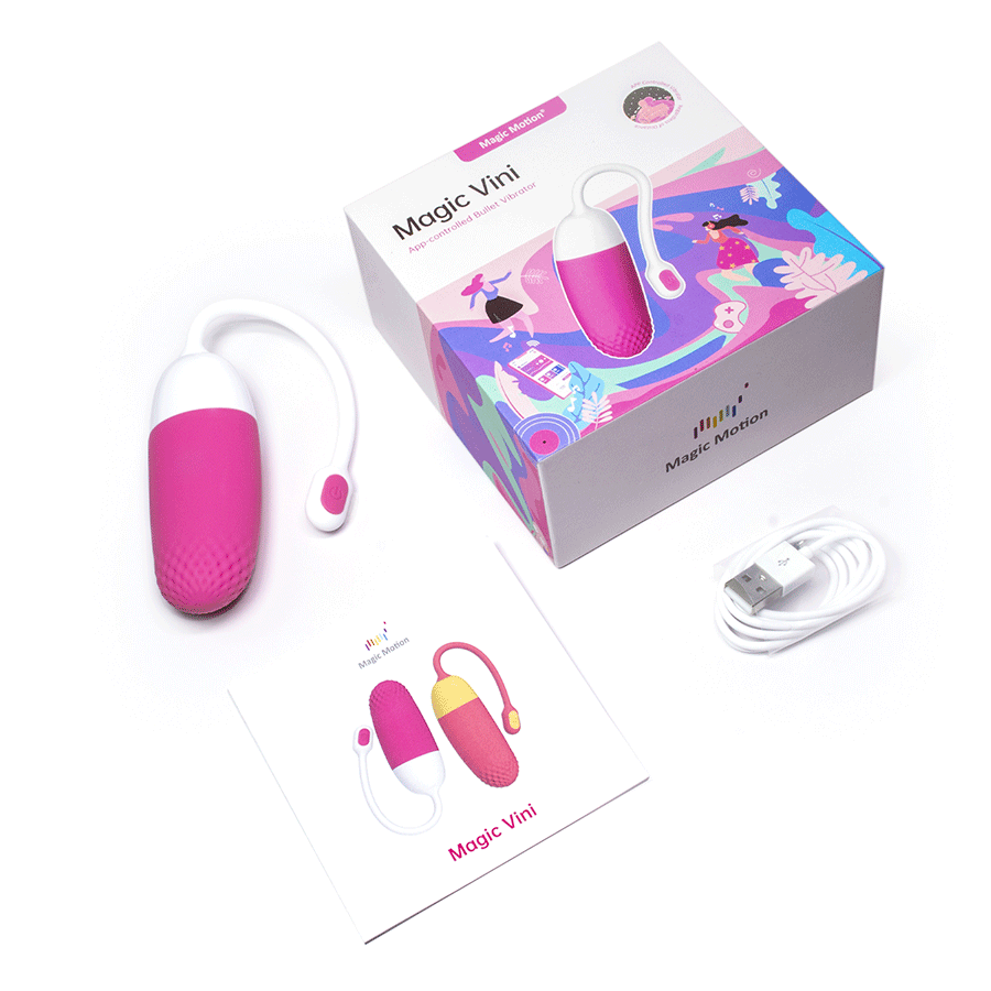 Huevo Vibrador Magic Vini Pink Controlado por APP Global