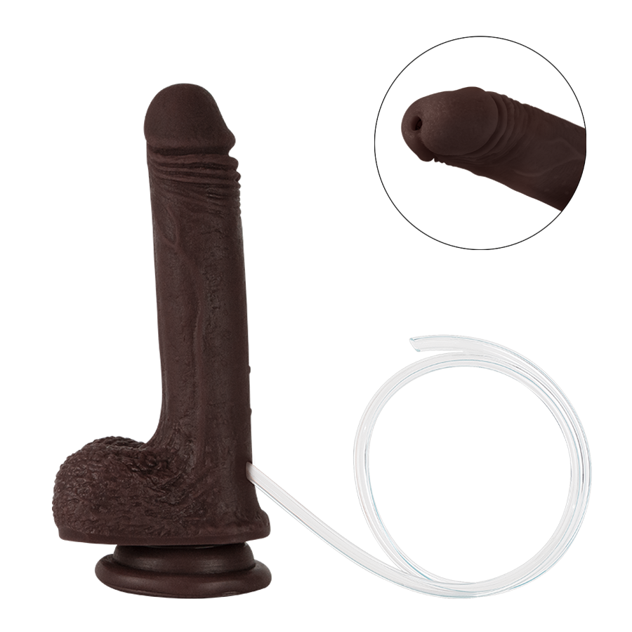 Dildo Uriel Brown Eyaculador