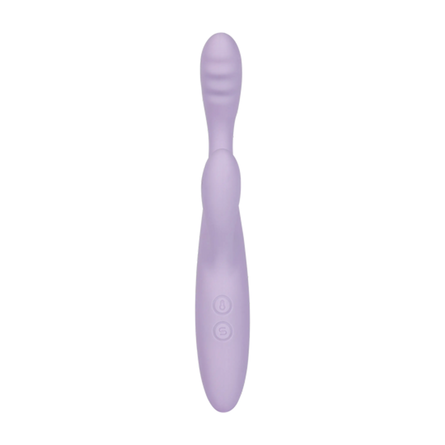 VIbrador de Doble Estimulación Cici + 2 Lila Pastel Controlado por APP Global By Svakom