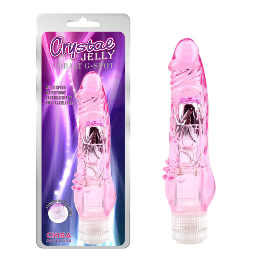 Vibrador Crystal Jelly Cobalt G-Spot