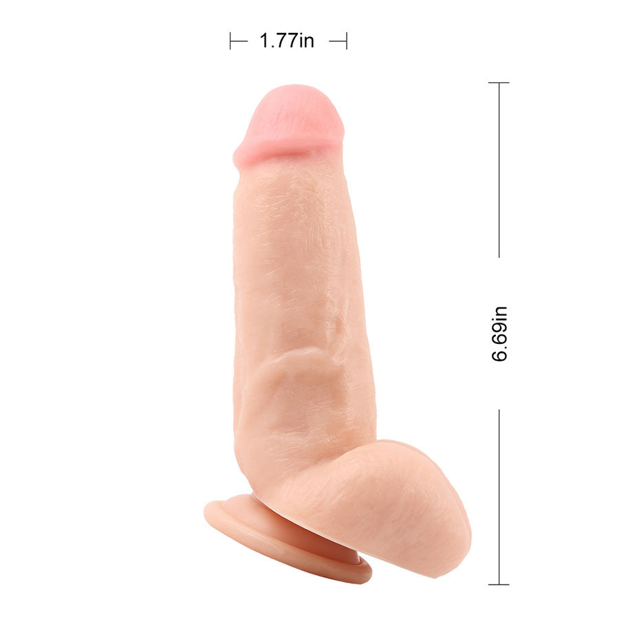 Dildo Troy Bell 6.5'' Flesh