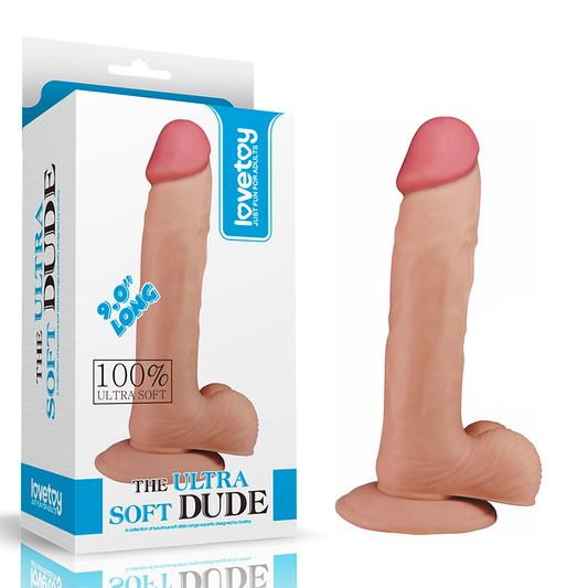 Dildo Realista The Ultra Soft Dude Flesh 9''