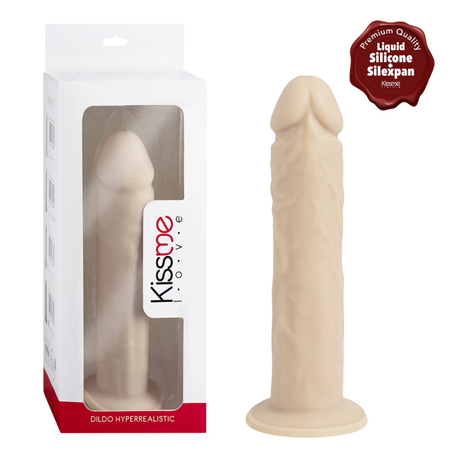 Premiun Silicone Dildo Hyperrealistic Talla L Flesh