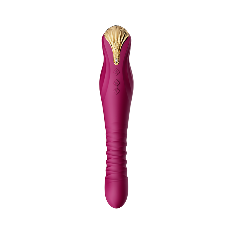 Vibrador de Lujo King Velvet Purple Controlado por APP Bluetooth by ZALO