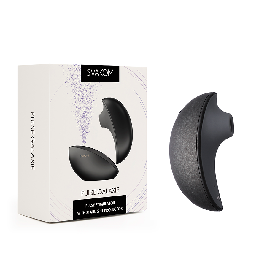Estimulador Clitorial Pulse Galaxie Midnight Black Controlado por APP Global By Svakom