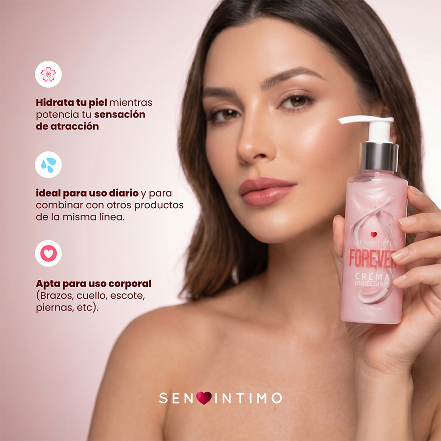 Crema Humectante con Phermonas Forever X 125 mL Sen Intimo