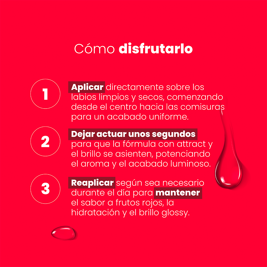 Brillo Labial X 20 Ml Frutos Rojos Sen Intimo