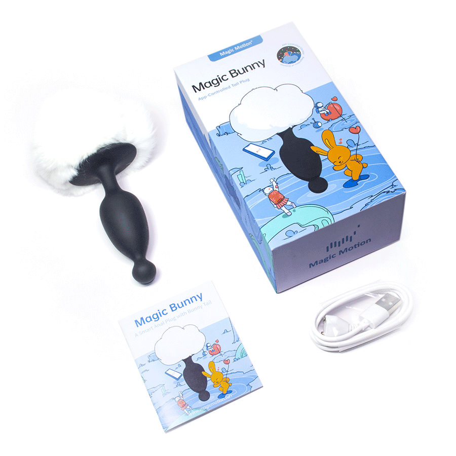 Plug Anal Vibrador Magic Bunny Controlado por APP Global