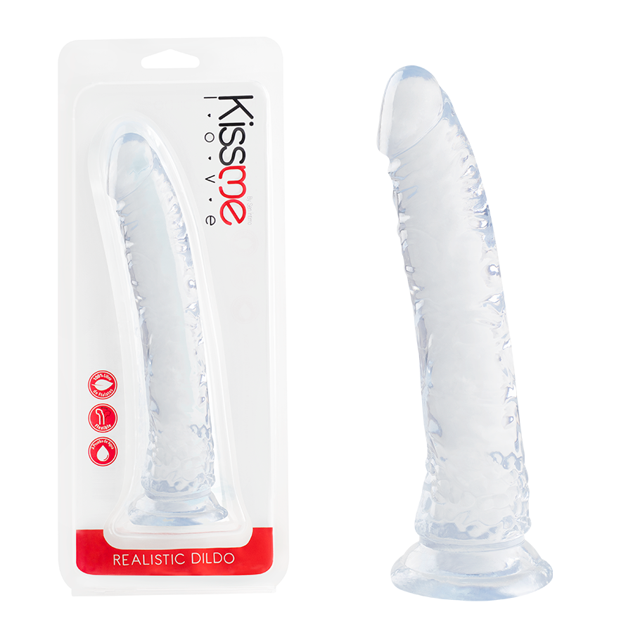 Dildo Realistic Clear 8.2''