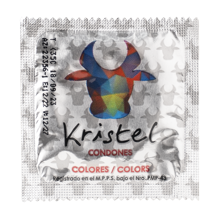 Condón Kristel Colores Surtidos x 1 Unidad