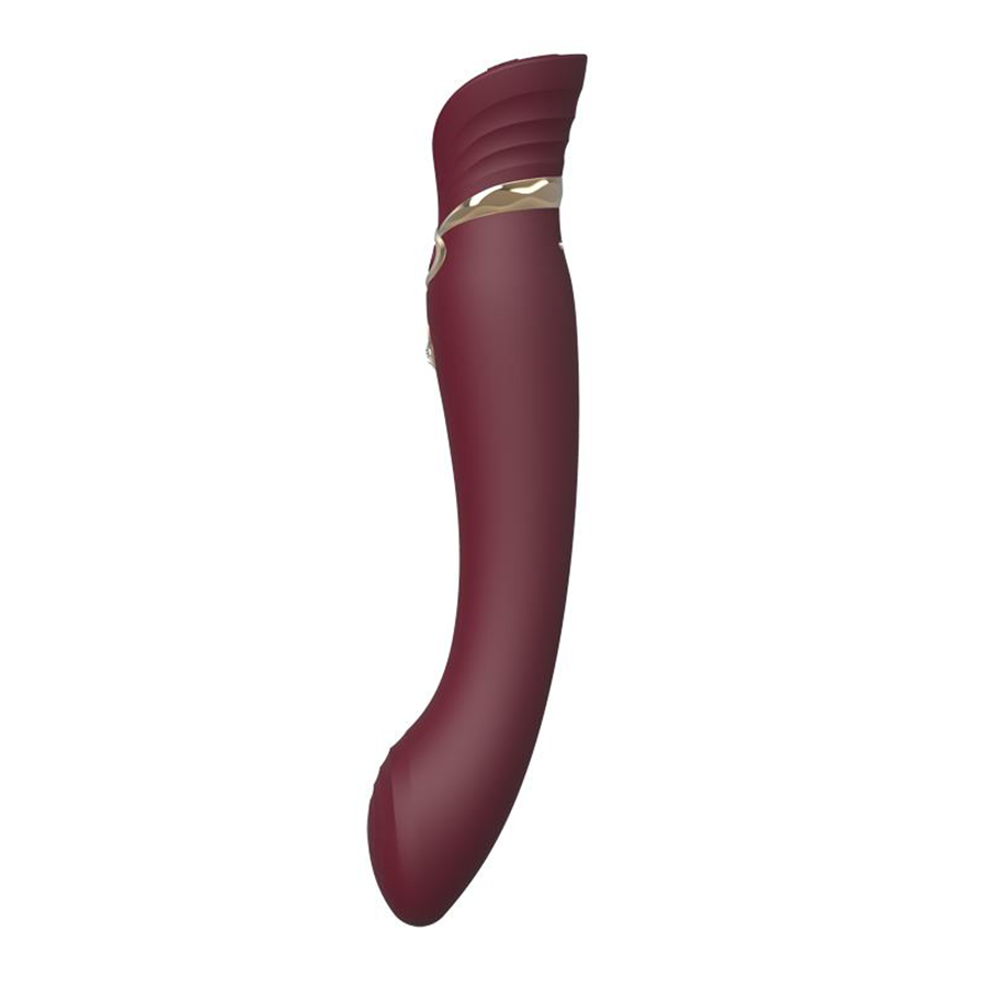 Set Vibrador de Lujo Queen Wine Red Controlado por APP Bluetooth by ZALO