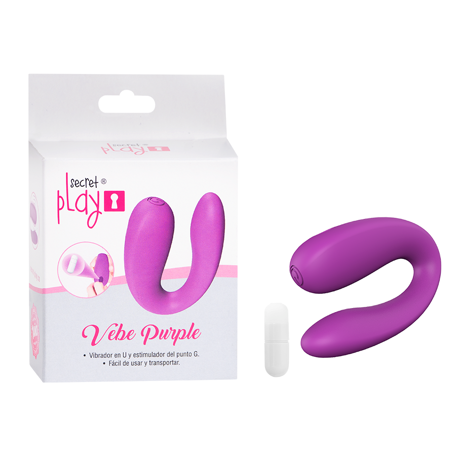 Vibrador de doble estimulación Vebe Purple