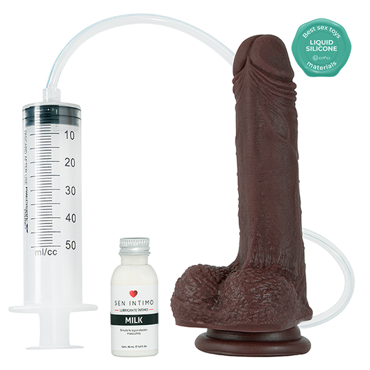 Dildo Uriel Brown Eyaculador
