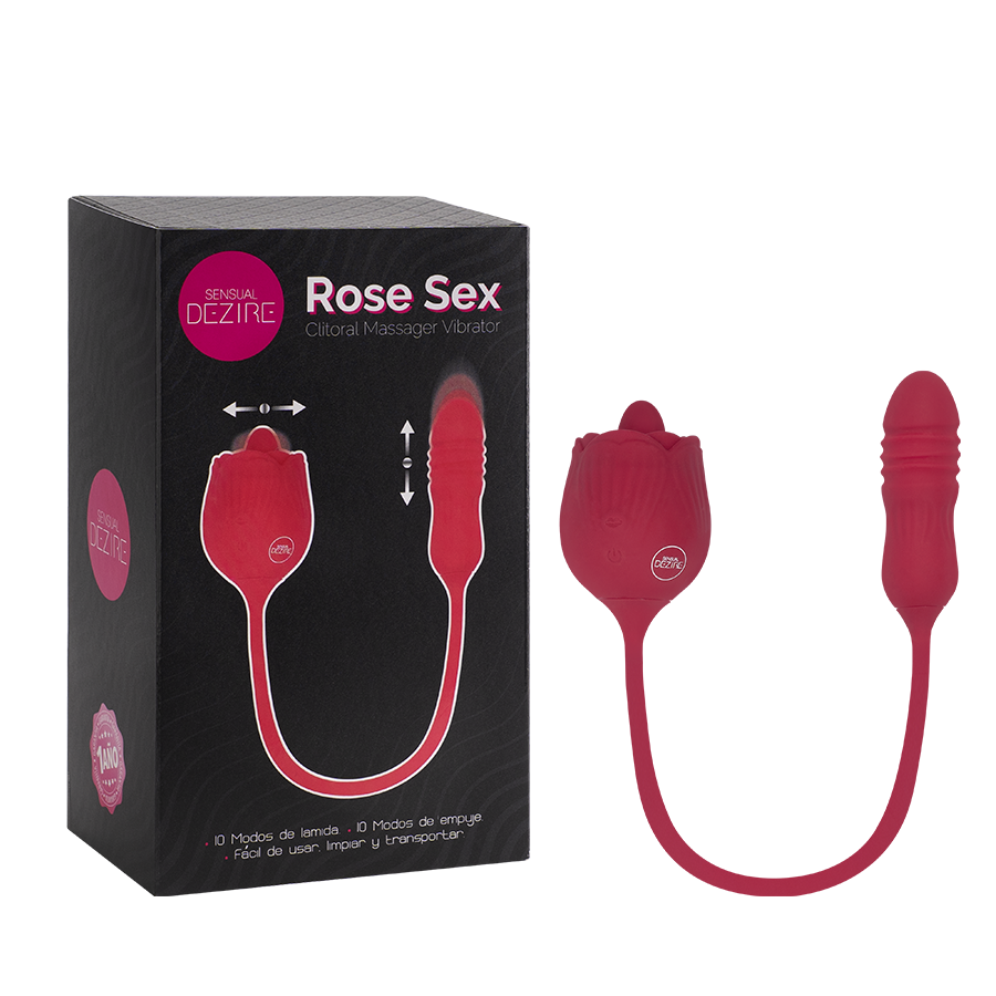 Vibrador y Masajeador Clitorial Rose Sex