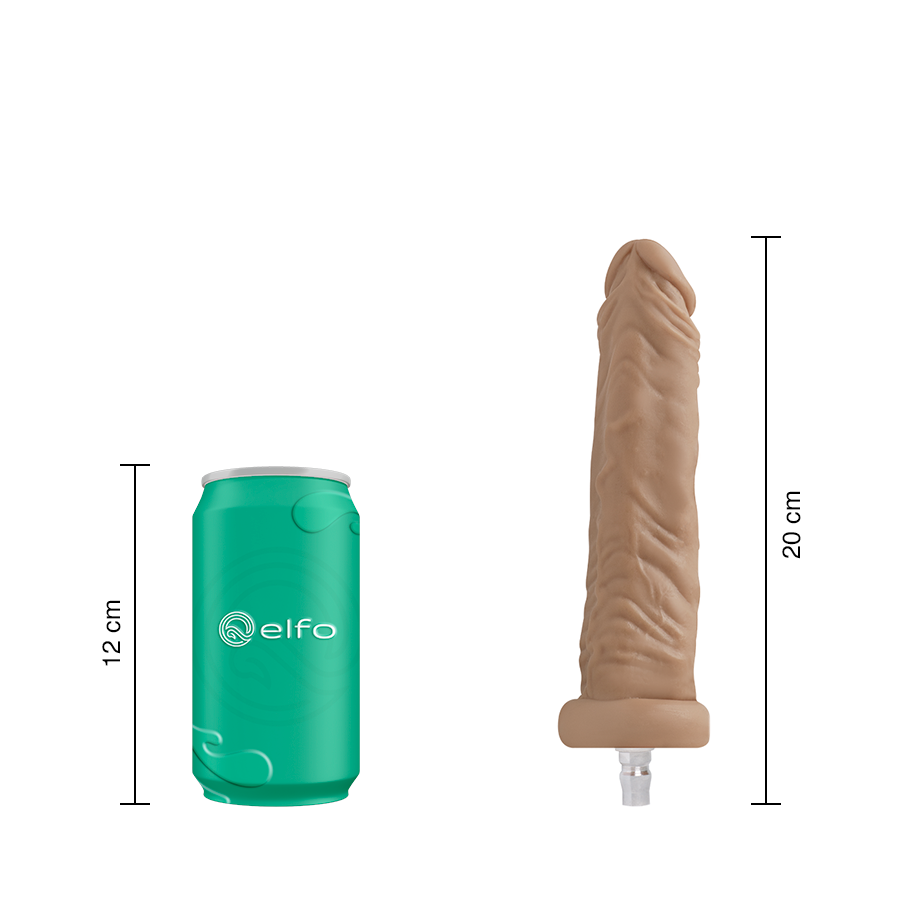 Dildo Jax Caramelo Compatible con Lovense Machine