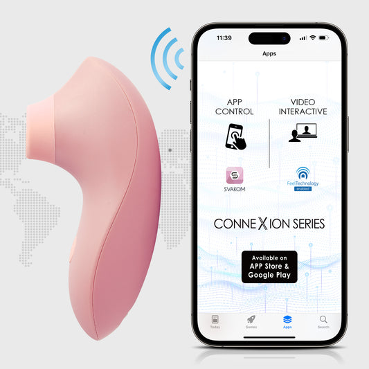 Estimulador Clitorial Pulse Lite NEO Rosa Controlado por APP Global By Svakom